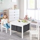 preview thumbnail 3 of 18, Gymax 2-in-1 Kids Activity Table & 2 Chairs Set w/Storage Building - See Details