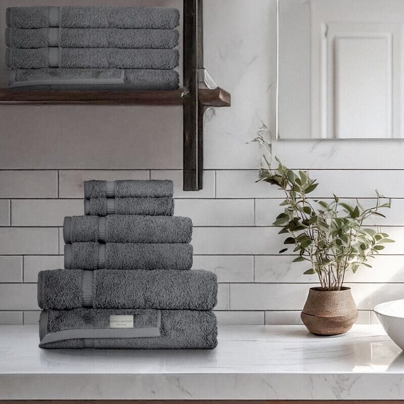 Towels Beyond - Luxury 6 Piece Turkish Cotton Towel Set --image