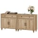 preview thumbnail 25 of 45, Farmhouse Sideboard, Buffet Cabinet with Storage Cabinets