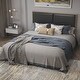preview thumbnail 1 of 28, Classic steamed bread shaped backrest, metal frame, solid wood ribs, with four storage drawers, sponge soft bag Black