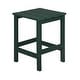 preview thumbnail 46 of 55, Laguna 18-inch Square Side Table / End Table Dark Green