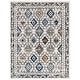 preview thumbnail 5 of 13, SAFAVIEH Tulum Gesa Boho Rug 8' x 10' - Ivory Grey/Blue Rust - Rectangle