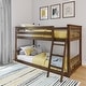 preview thumbnail 43 of 58, Max and Lily Twin over Twin Low Bunk Bed Walnut