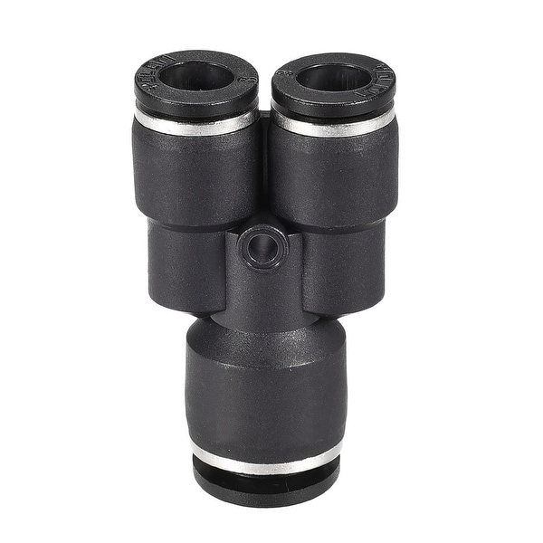 Plastic Connect Y Splitter Push To Tube Fittings 10mm X 8mm OD Push Lock