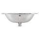 preview thumbnail 4 of 7, Seville Nickel 20" Oval Drop-In Bath Sink with Parisa Faucet Kit