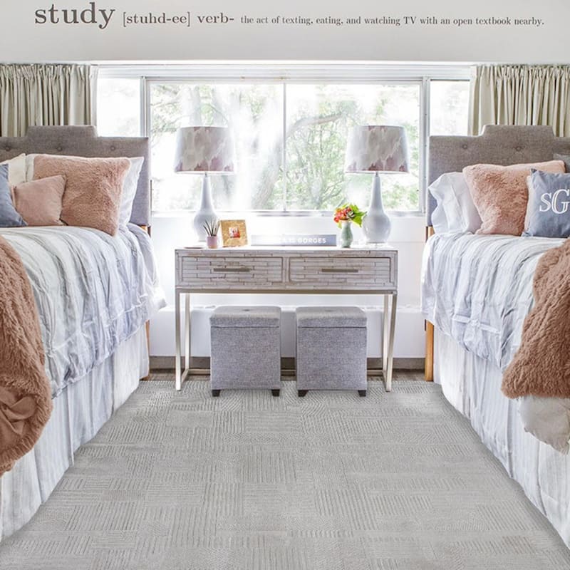 Gertmenian Arlo High Low Transitional Modern Gray Ivory Black Indoor Area Rug Collection