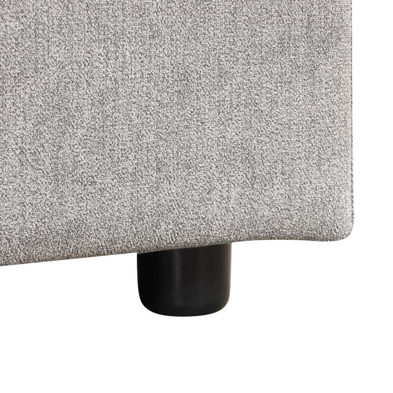 Upholstery Sleeper Sectional Sofa with Storage and 2 Cup Holder, Modern Corner Sectional with Pull-Out Sleeper and USB port