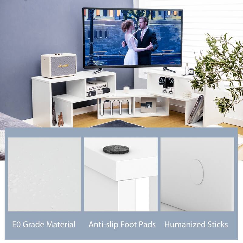 Costway 3 Pcs TV Stand for TV's up To 65'' Console Entertainment