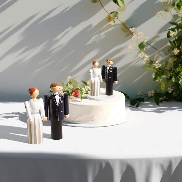 Kay Bojesen Bridal Couple Platform - 2"