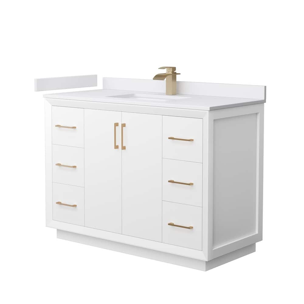 Wyndham Collection WCF414148S-VCA-UNSMXX Strada 48" Free Standing