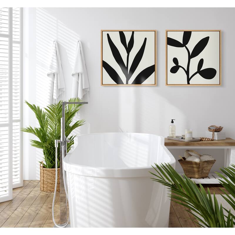 Kate and Laurel Sylvie Neutral Canvas by The Creative Bunch Studio