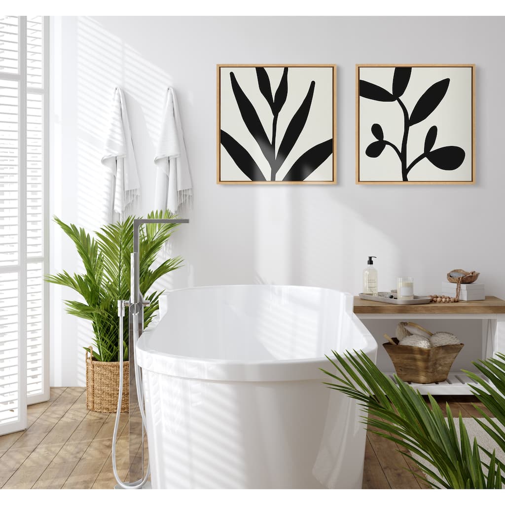 Kate and Laurel Sylvie Neutral Canvas by The Creative Bunch Studio
