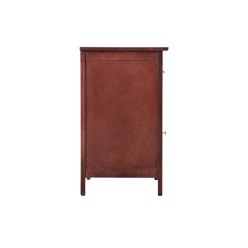 Transitional Cherry Nightstand with Large Drawer