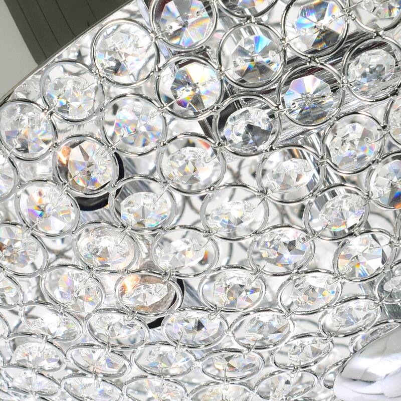 Globe 3 Light Bowl Flush Mount With Chrome Finish