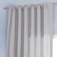 Exclusive Fabrics Italian Faux Linen Curtain (1 Panel)
