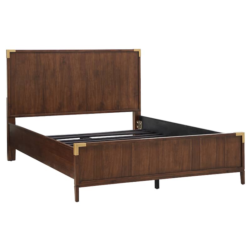 Khourush Low Profile Campaign Platform Bed by iNSPIRE Q Modern