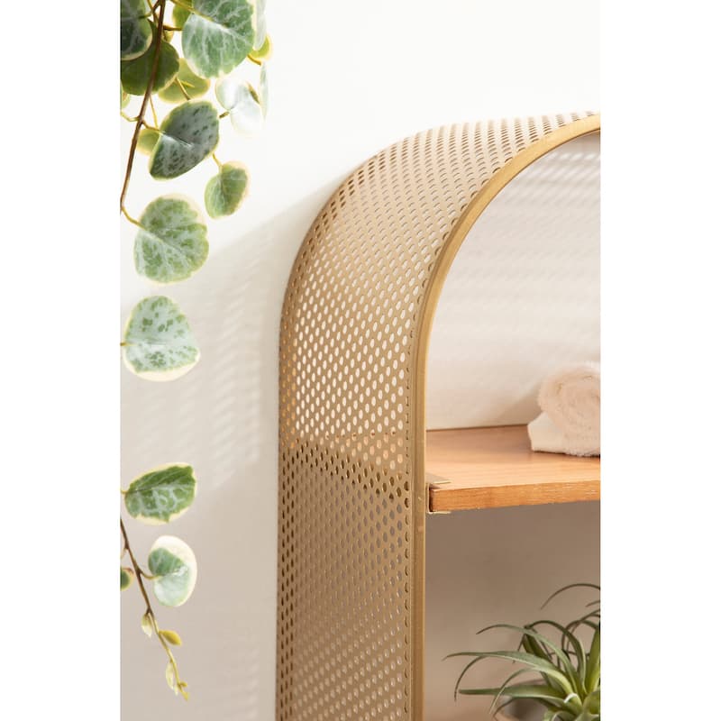 Kate and Laurel Urso Arch Tiered Shelf - 20x7x19