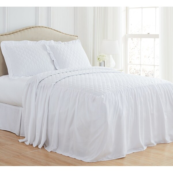 Miriam Ruffle 3-piece Bedspread Set. Opens flyout.
