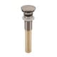 preview thumbnail 1 of 1, SinkSense 1.5" Pop-Up Sink Drain in Nickel - Overflow