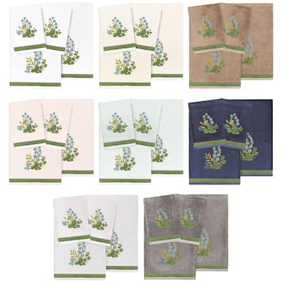 Authentic Hotel and Spa Turkish Cotton Botanica 4 PC Towel Set