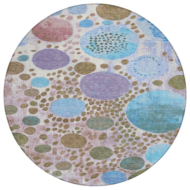 HomeRoots Geometric Transitional Rectangle Outdoor Rug