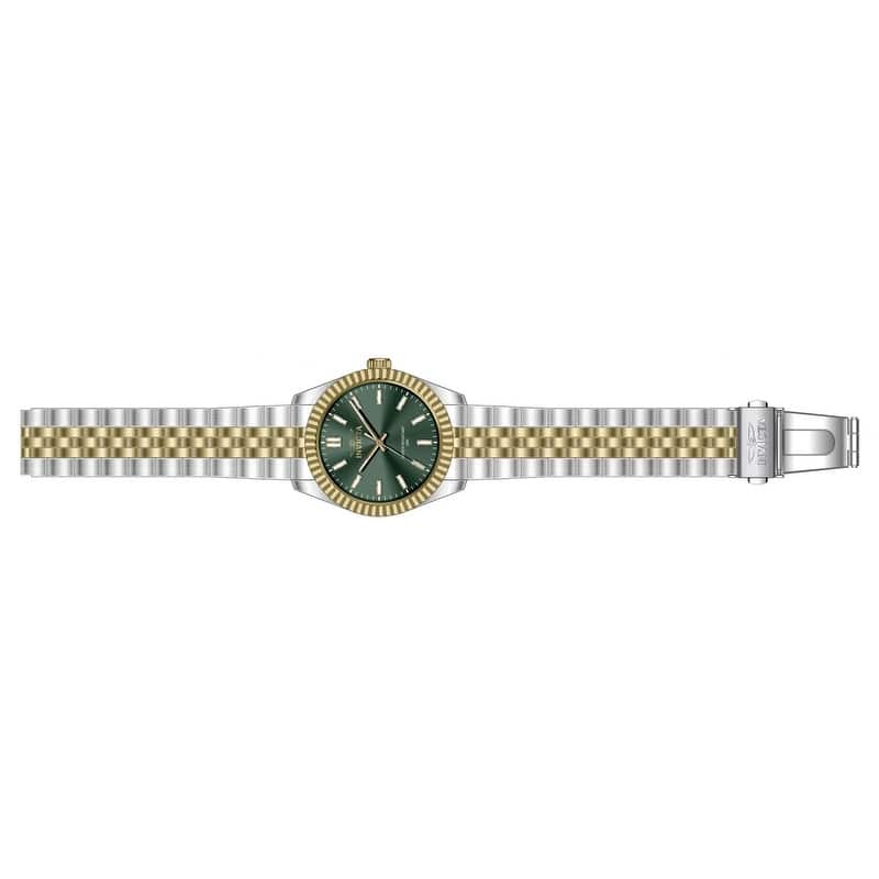 Invicta Men's 47485 Specialty Quartz 3 Hand Green Dial Watch