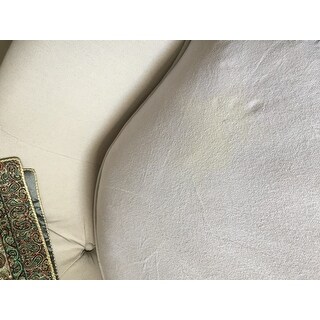 Tafton Tufted Fabric Club Chair with Ottoman by Christopher Knight Home