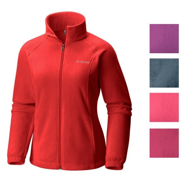 Download Shop Columbia Women's Solid Mock Neck Sawyer Winter Fleece Full Zip Jacket - On Sale - Free ...