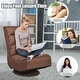 preview thumbnail 5 of 10, Costway Gaming Chair Fabric 6-Position Folding Lazy Sofa 360 Degree - See Details