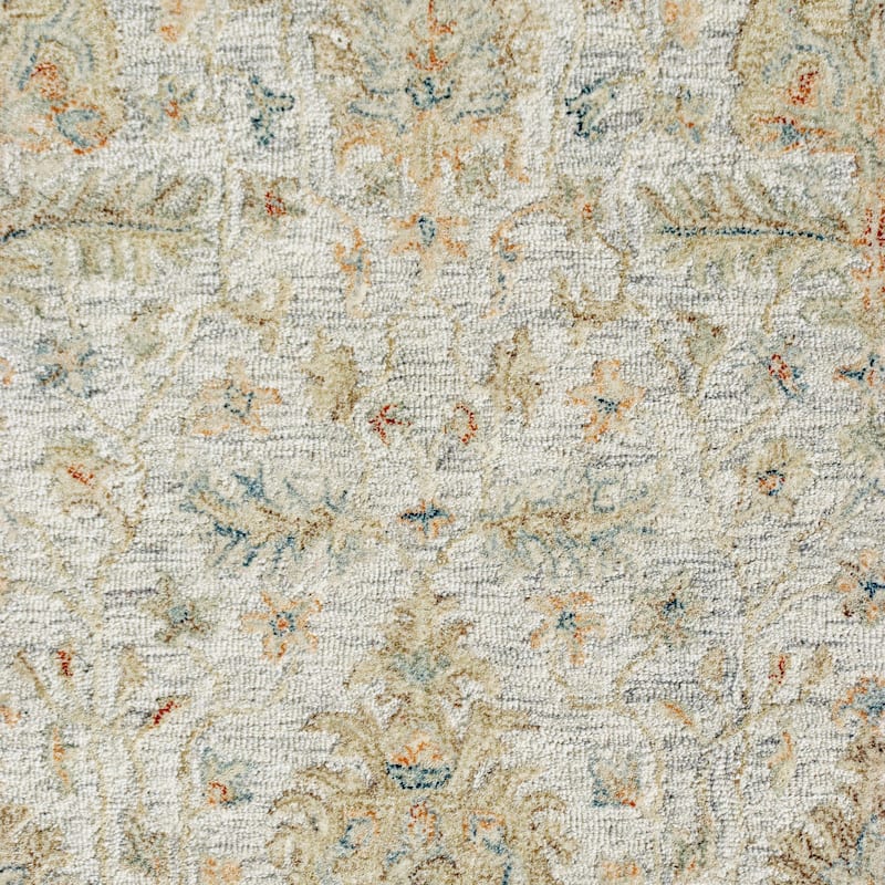 Sevita Floral Bordered Area Rug