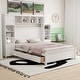 preview thumbnail 5 of 105, Modern Platform Bed with Integrated Cabinet, Trundle Bed and Drawers