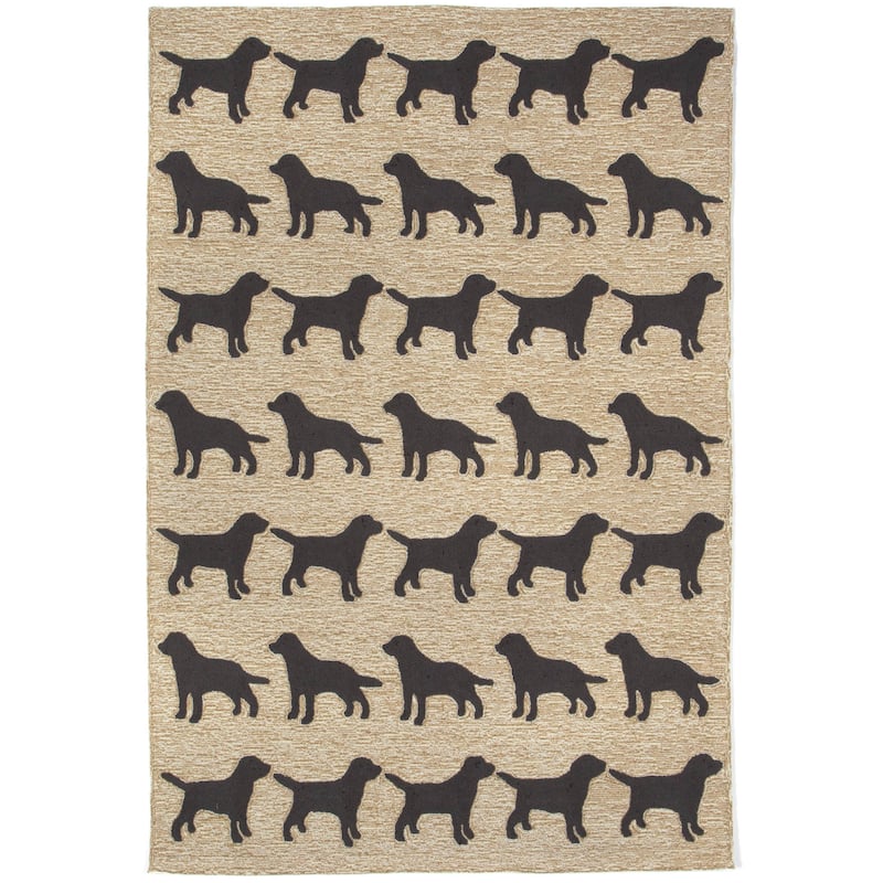 Liora Manne Frontporch Doggies Indoor/Outdoor Rug