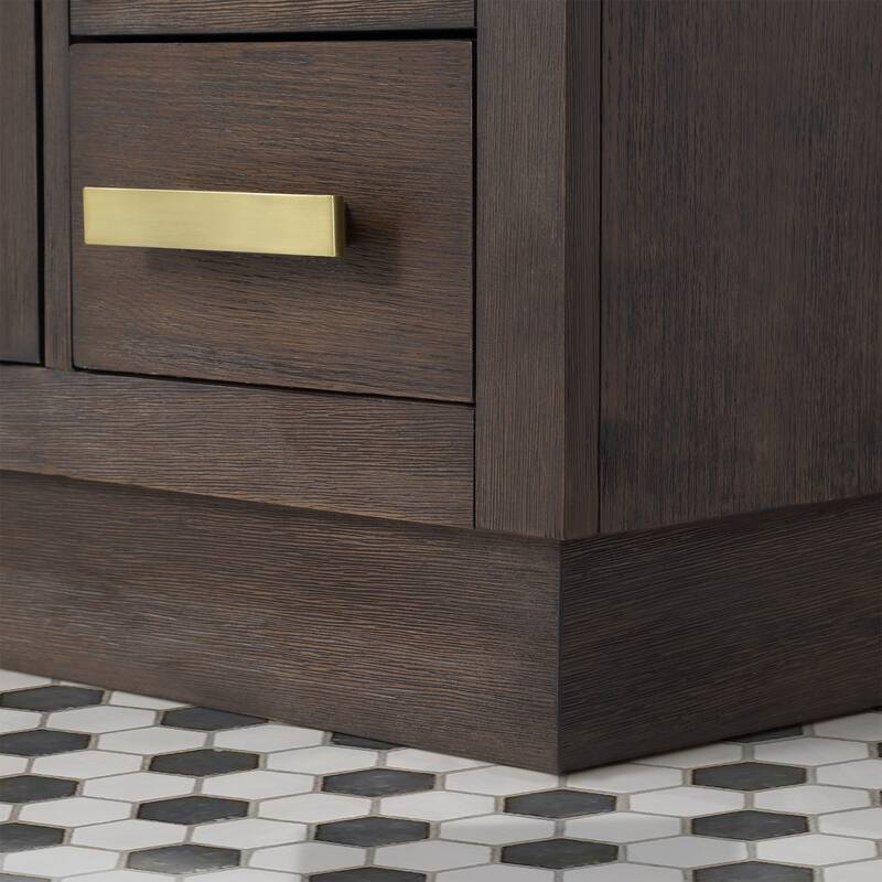 Chestnut 48" Single Bathroom Vanity Vanity with Mirror(s) and Faucet(s)