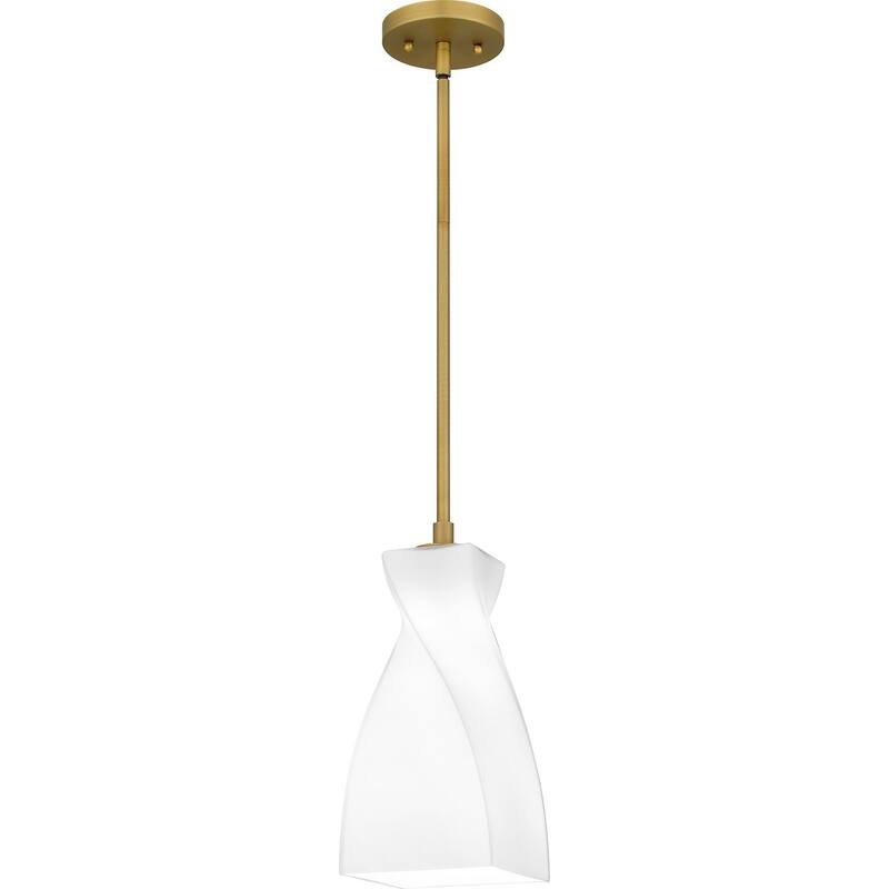 Stetson 1-Light Mini Pendant in Brushed Gold