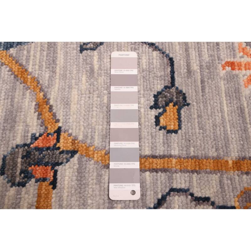 ECARPETGALLERY Hand-knotted Shalimar Grey Wool Rug - 9'1 x 12'1