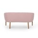 preview thumbnail 16 of 26, Galena Mid-century Modern Glam Loveseat by Christopher Knight Home