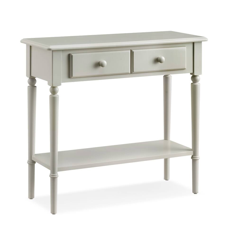 Leick Home Coastal One Drawer Narrow Hall Console Sofa Table
