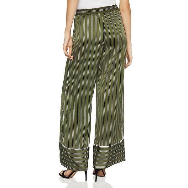 BCBGMAXAZRIA Womens Striped Ankle Pant