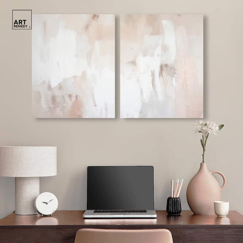 Opalescent Hues III Canvas Set of 2 by Art Remedy, Gallery Wrapped