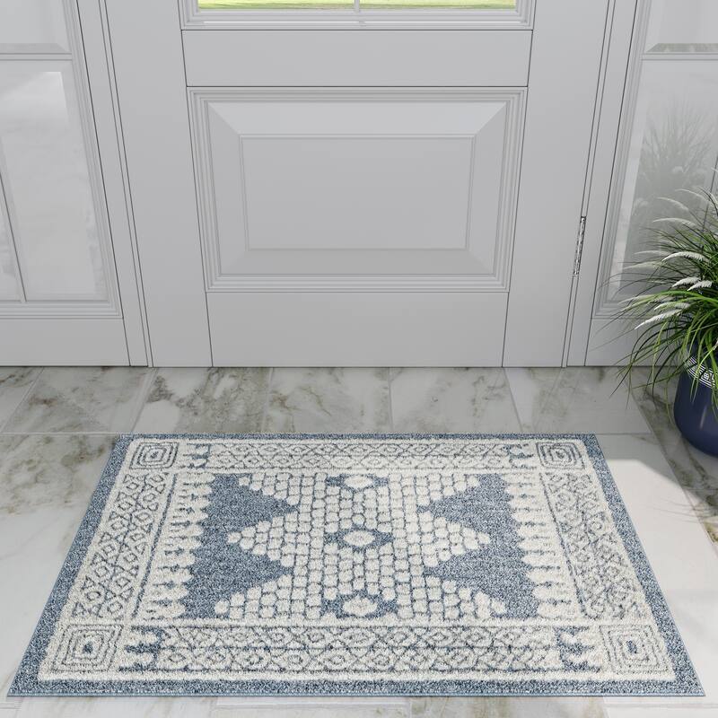 Monique Moroccan Diamond Indoor Area Rug