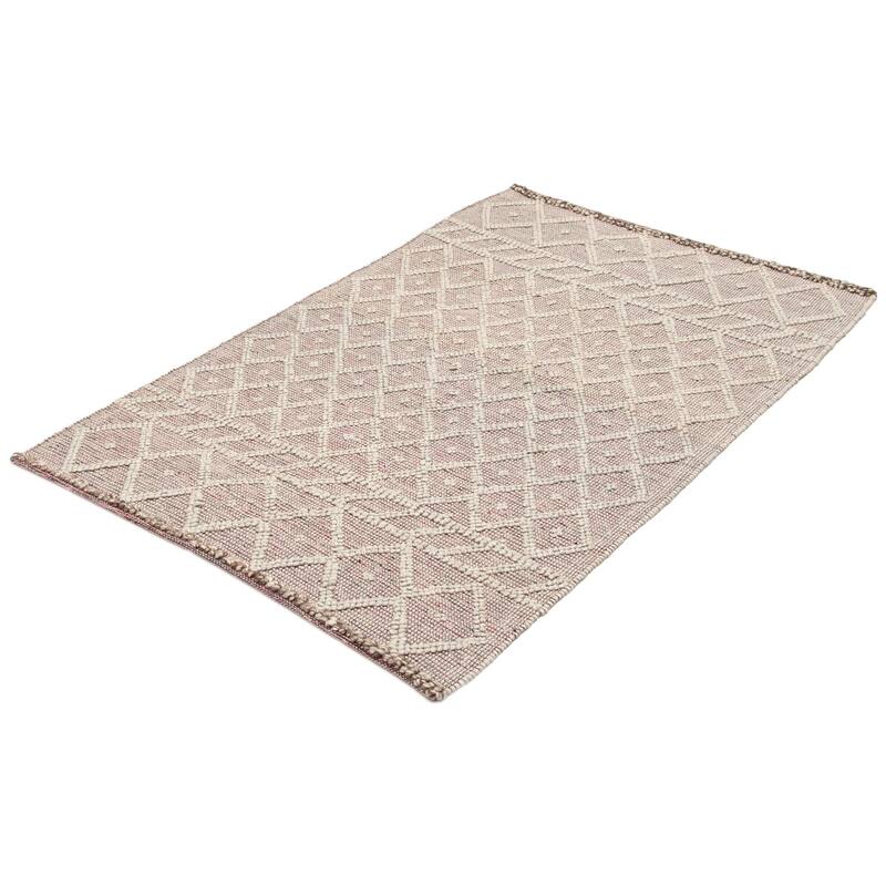 ECARPETGALLERY Braid weave Sienna Grey Wool Rug - 5'0 x 9'10