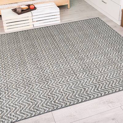 Vector Nianic Light Brown- Ivory Indoor/ Outdoor Area Rug