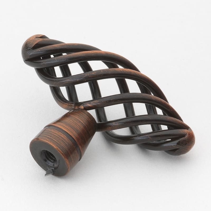 GlideRite 2-inch Rustic Bronze Birdcage Cabinet Knobs (Case of 25)