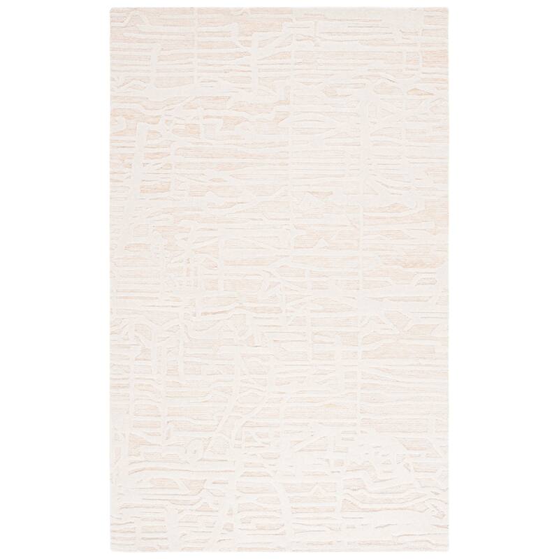 SAFAVIEH Handmade Ebony Stefanka Modern & Contemporary Wool Rug