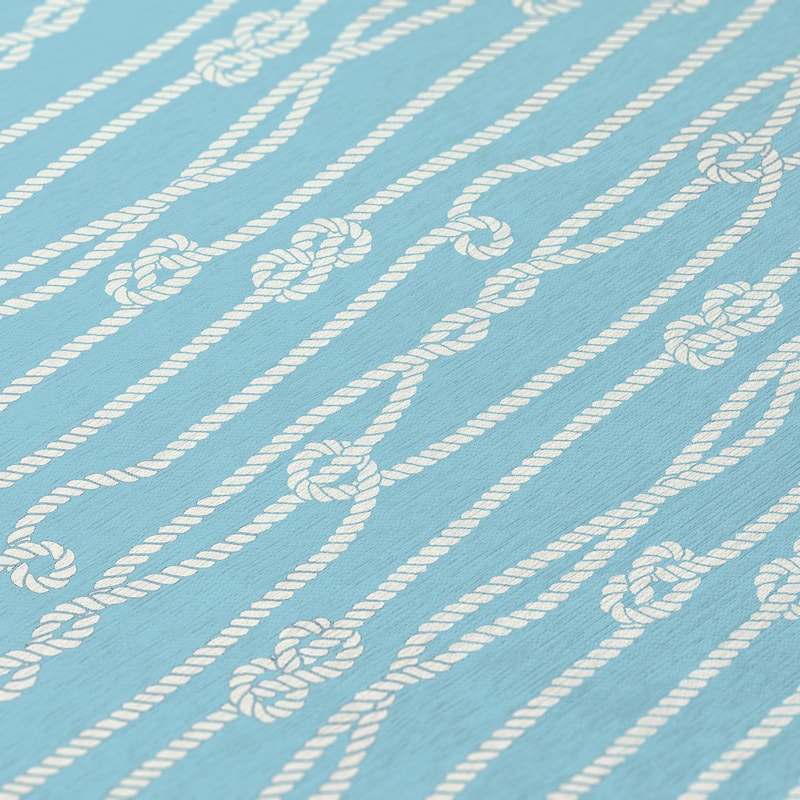 Indoor/Outdoor Harpswell Ocean Rope Washable Rug