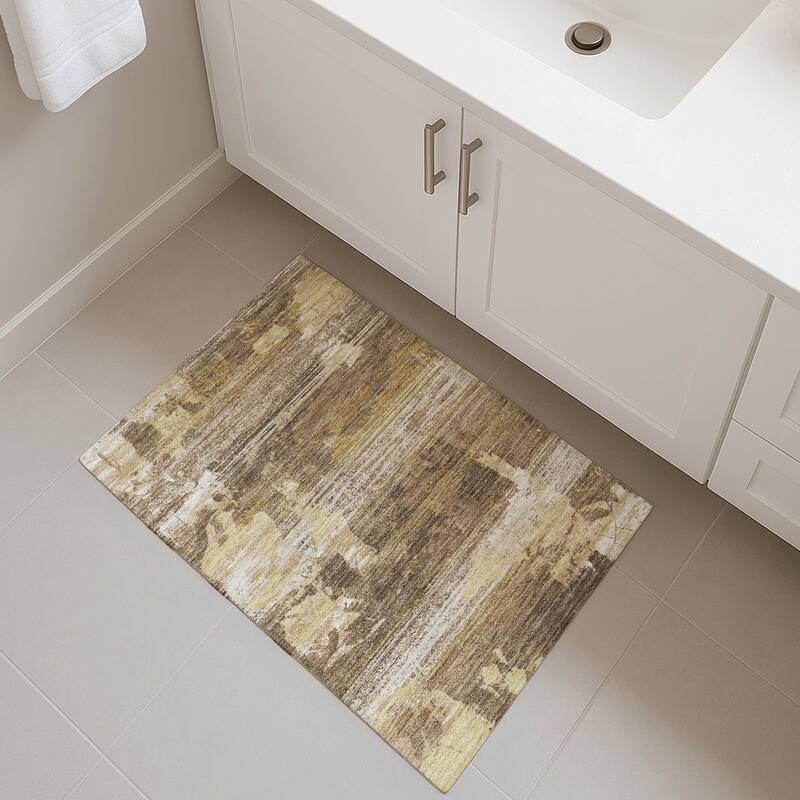 Machine Washable Indoor/ Outdoor Chic Veta Chantille Rug