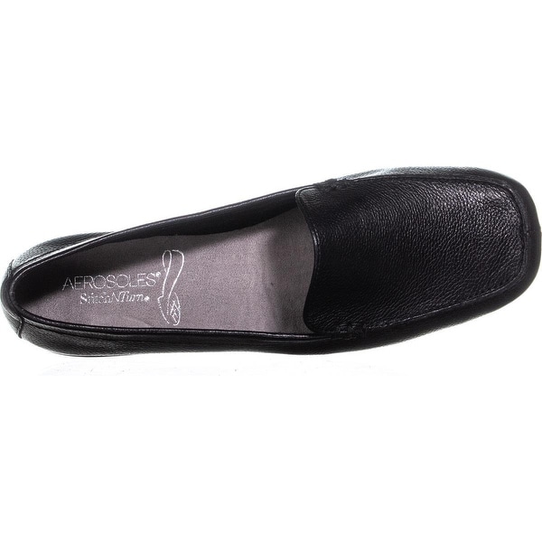 aerosoles black loafers
