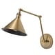 preview thumbnail 8 of 6, Uttermost Exeter 1 Light Adjustable Sconce - 28"H x 8"W x 25"D