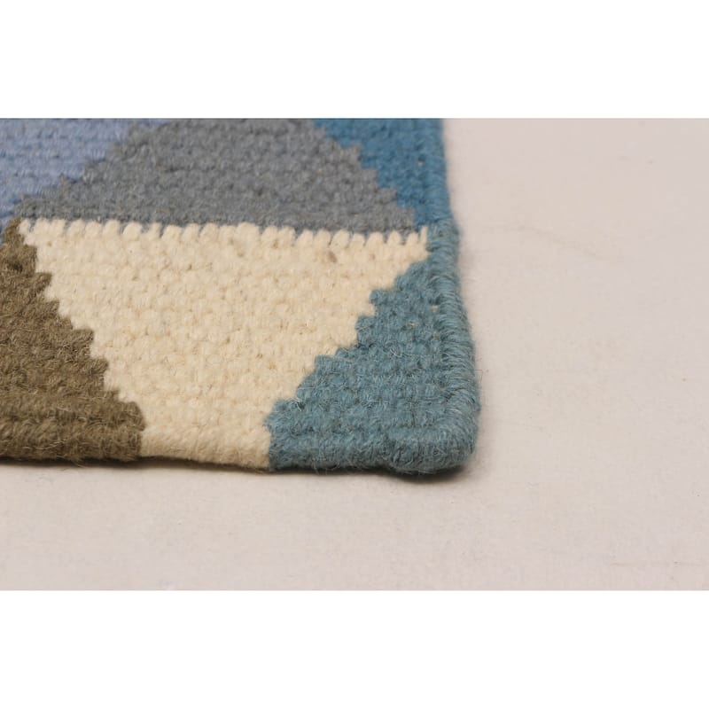 Ankara FW Blue Kilim 5'2" x 8'0" - 5'2 x 8'0
