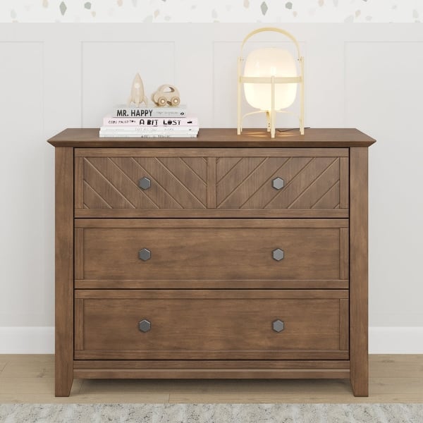 slide 2 of 20, Child Craft Atwood 3-Drawer Dresser Cocoa Bean